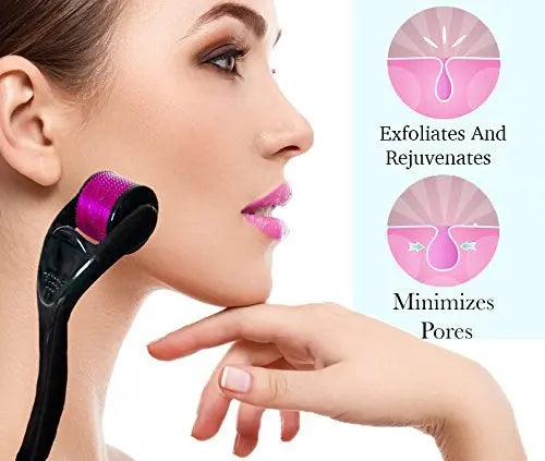 Healthy Care 540 Derma Roller needle Instrument for Face 0.2mm\0.25mm\0.3mm - Titanium Needles Skin Care Tool