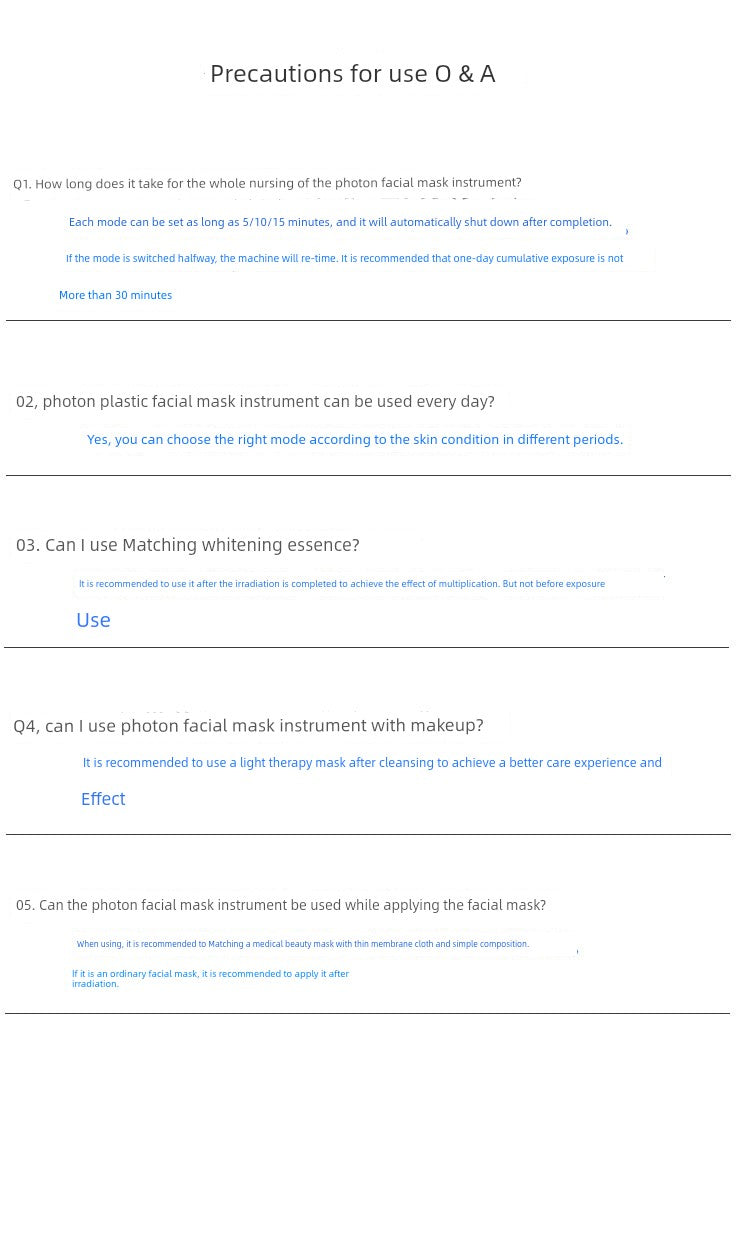 For Home Face IPL Device Mask Red Blue Light Anti-Wrinkle Skin Rejuvenation Large Row Light LED Beauty Mask Beauty Instrument