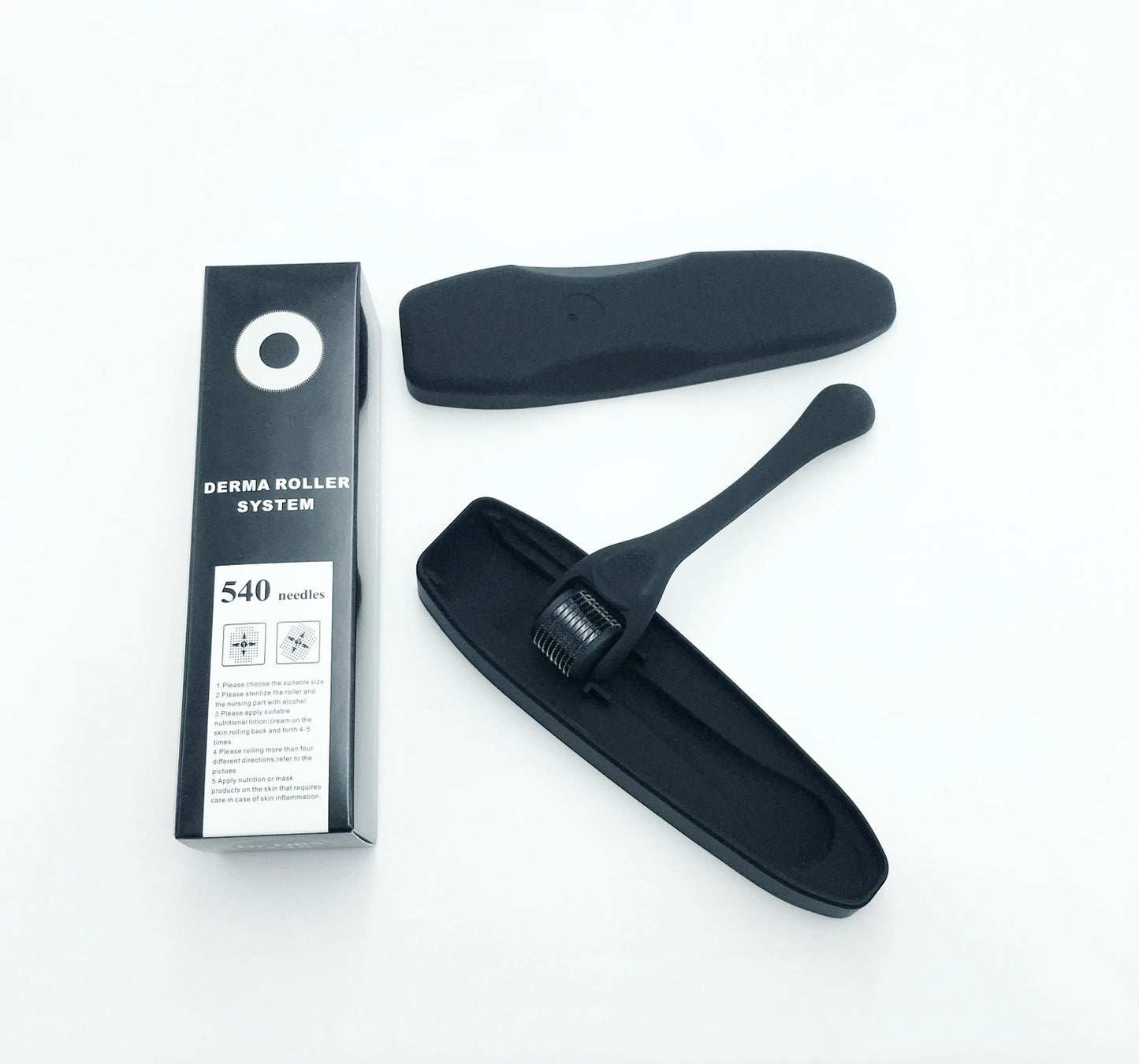 Healthy Care 540 Derma Roller needle Instrument for Face 0.2mm\0.25mm\0.3mm - Titanium Needles Skin Care Tool