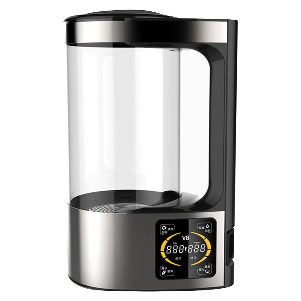 V8 Hydrogen Rich Water Machine Constant Temperature 2000ML Hydrogen Rich Water Maker Microelectrolysis Anti Aging for Family Use