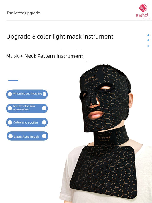 For Home Face IPL Device Mask Red Blue Light Anti-Wrinkle Skin Rejuvenation Large Row Light LED Beauty Mask Beauty Instrument