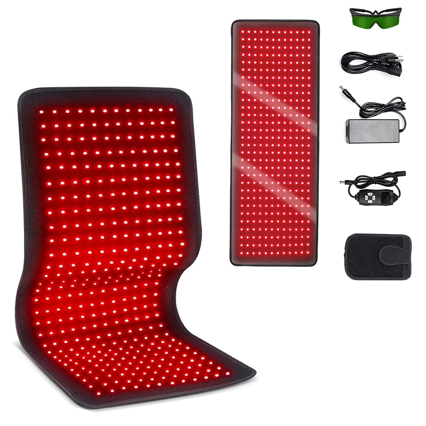 Red&Infrared Therapy Belt Body Wearable Wrap Large heating Pad Device