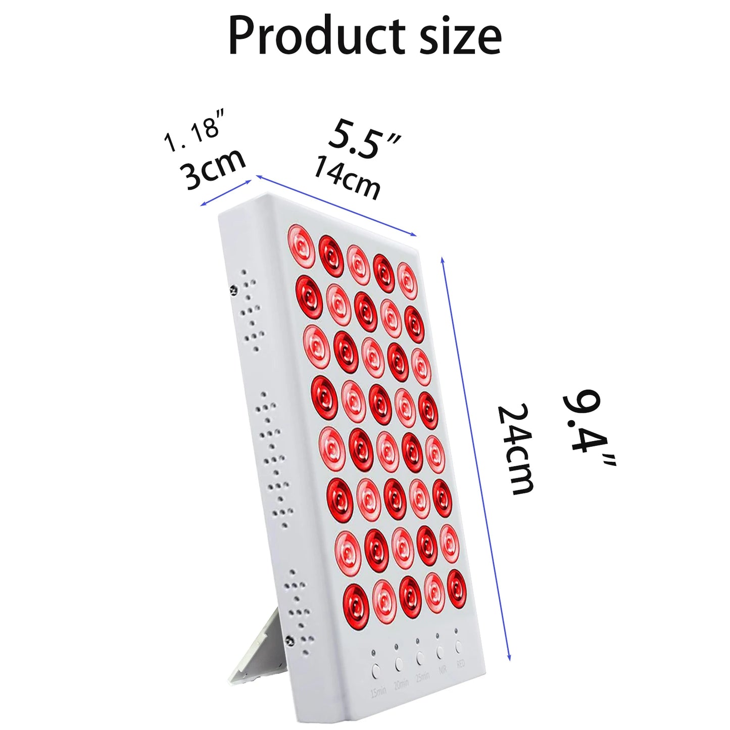Red Light Therapy Device Red Lights Red 660nm & 850nm Near Infrared Led Light Therapy Panel for Pain Relief Skin Health