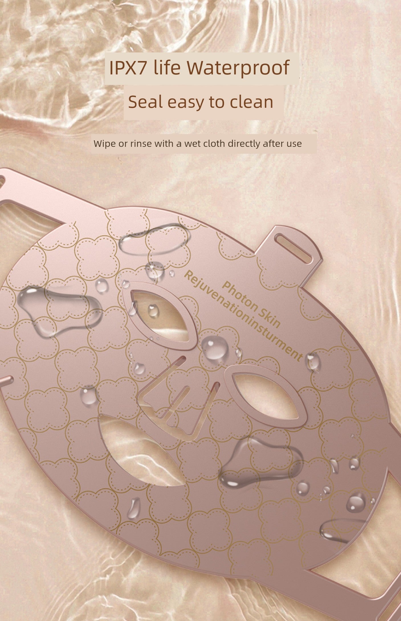 Led Red Blue Light Infrared For Home Mask Spectrometer Photon Skin Rejuvenation Color Light Silicone Lamp Mask Beauty