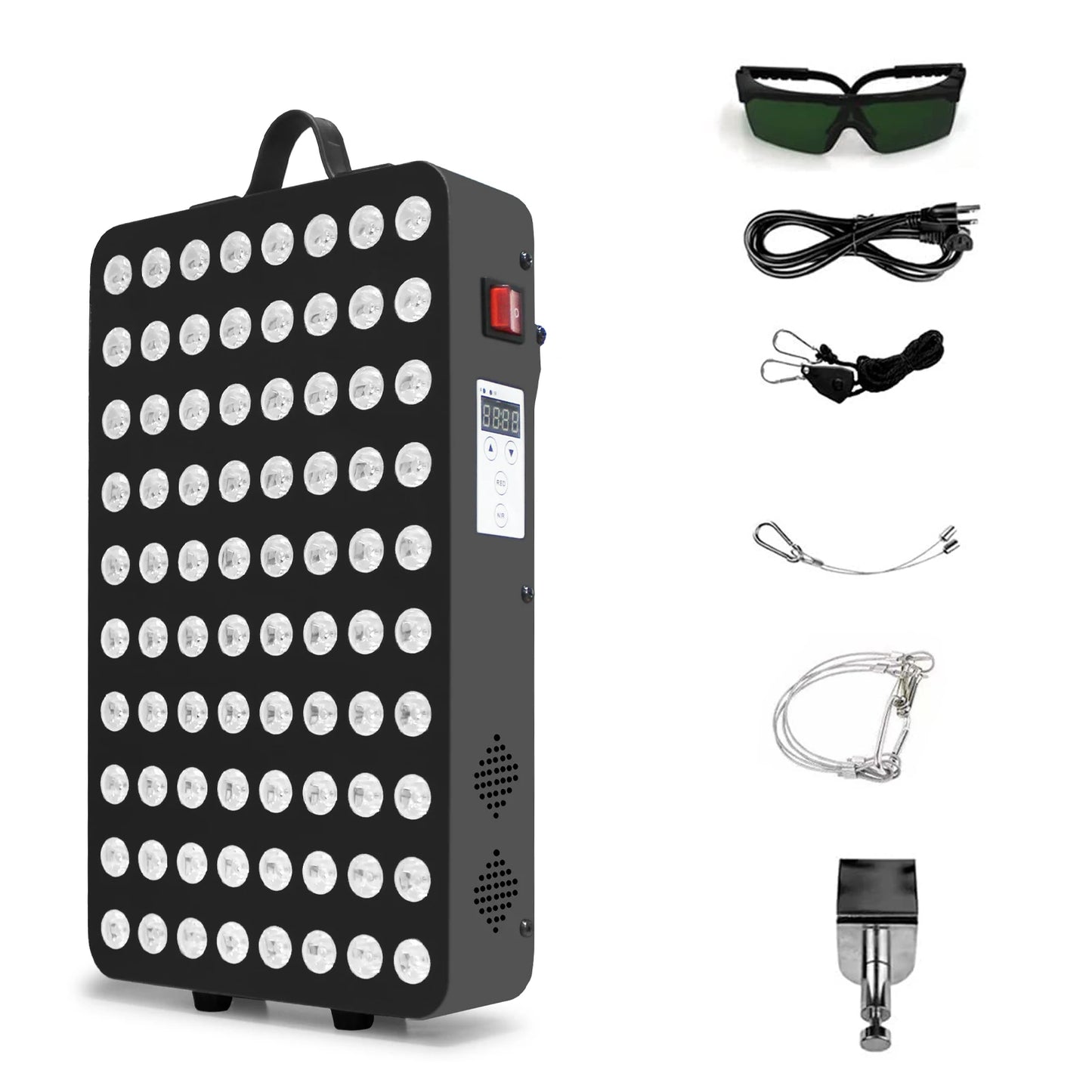 660&850nm Near Infrared and Red Light Therapy Home Use Device High Power LED Light Therapy Lamp for Anti-Aging, Pain Relief