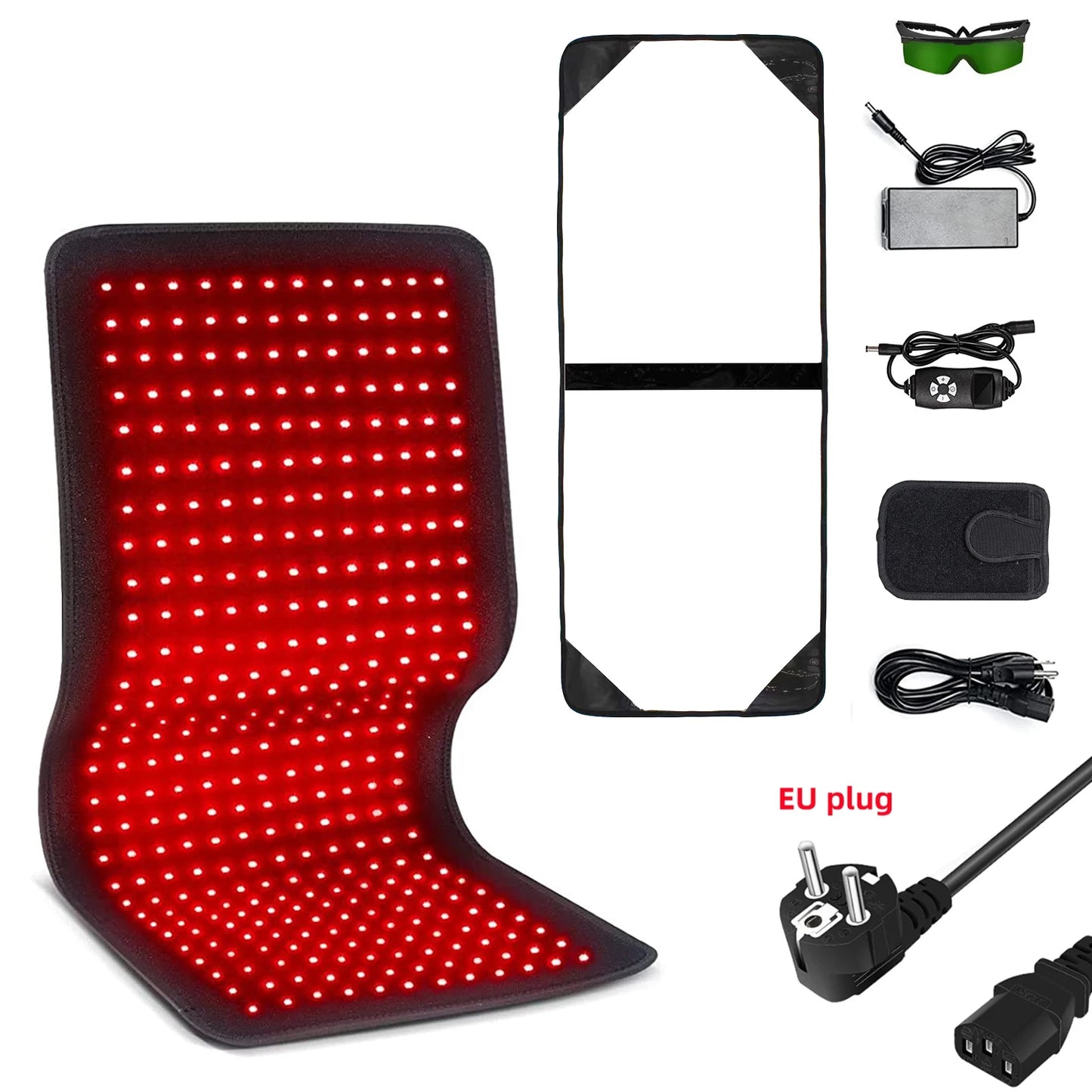 Red&Infrared Therapy Belt Body Wearable Wrap Large heating Pad Device