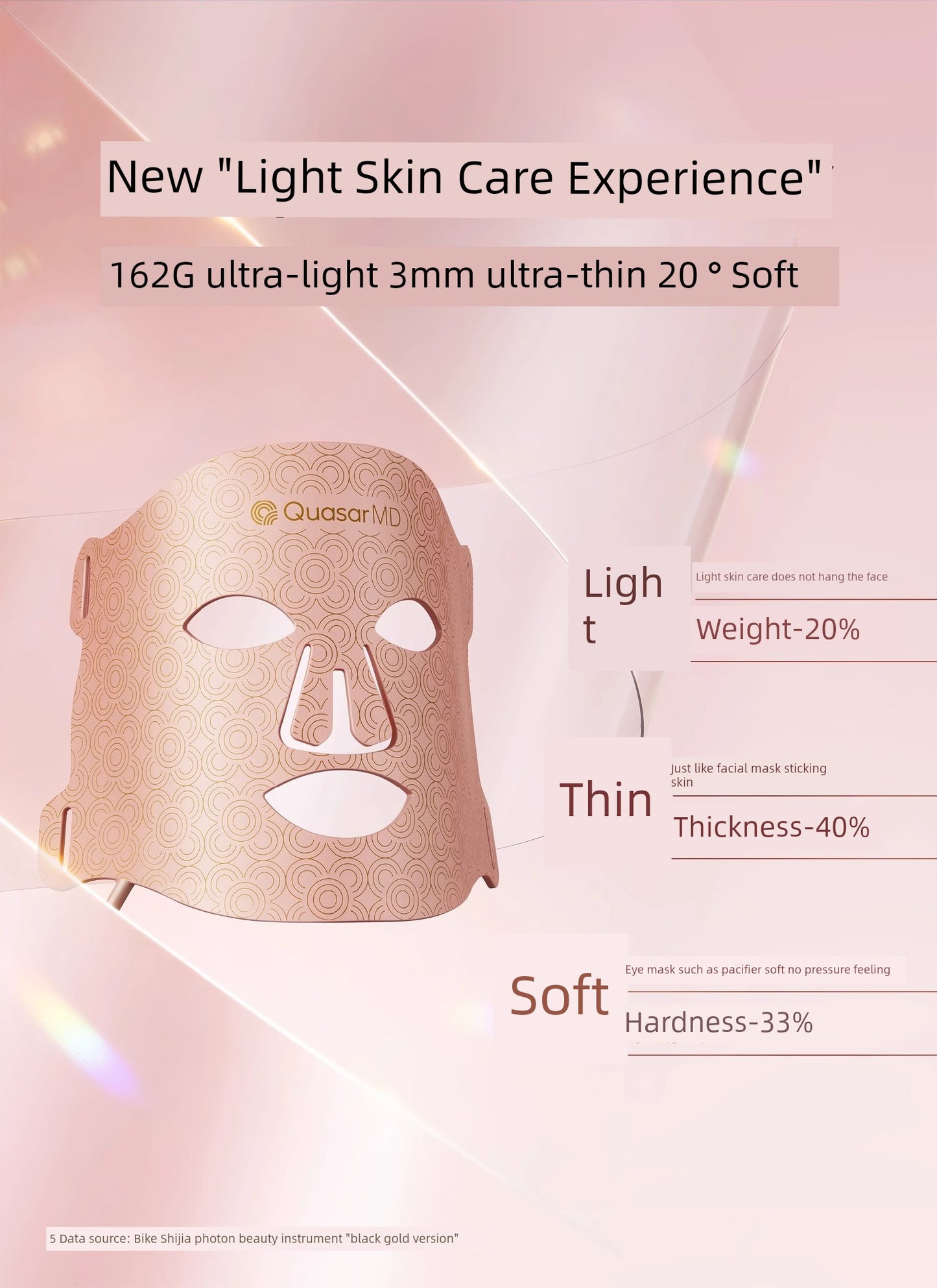 Koshijia Skin Rejuvenation Red Light Beauty Instrument Mask