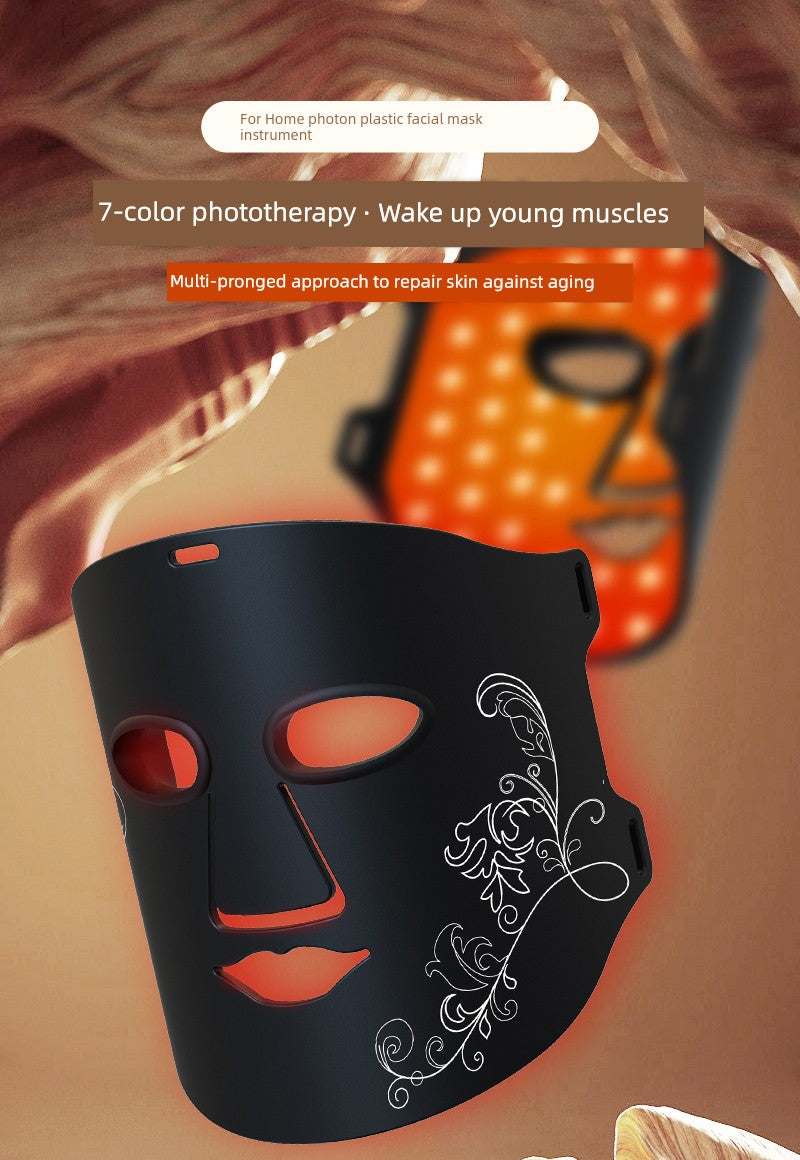 Led Red Blue Light Infrared For Home Mask Spectrometer Photon Skin Rejuvenation Color Light Silicone Lamp Mask Beauty