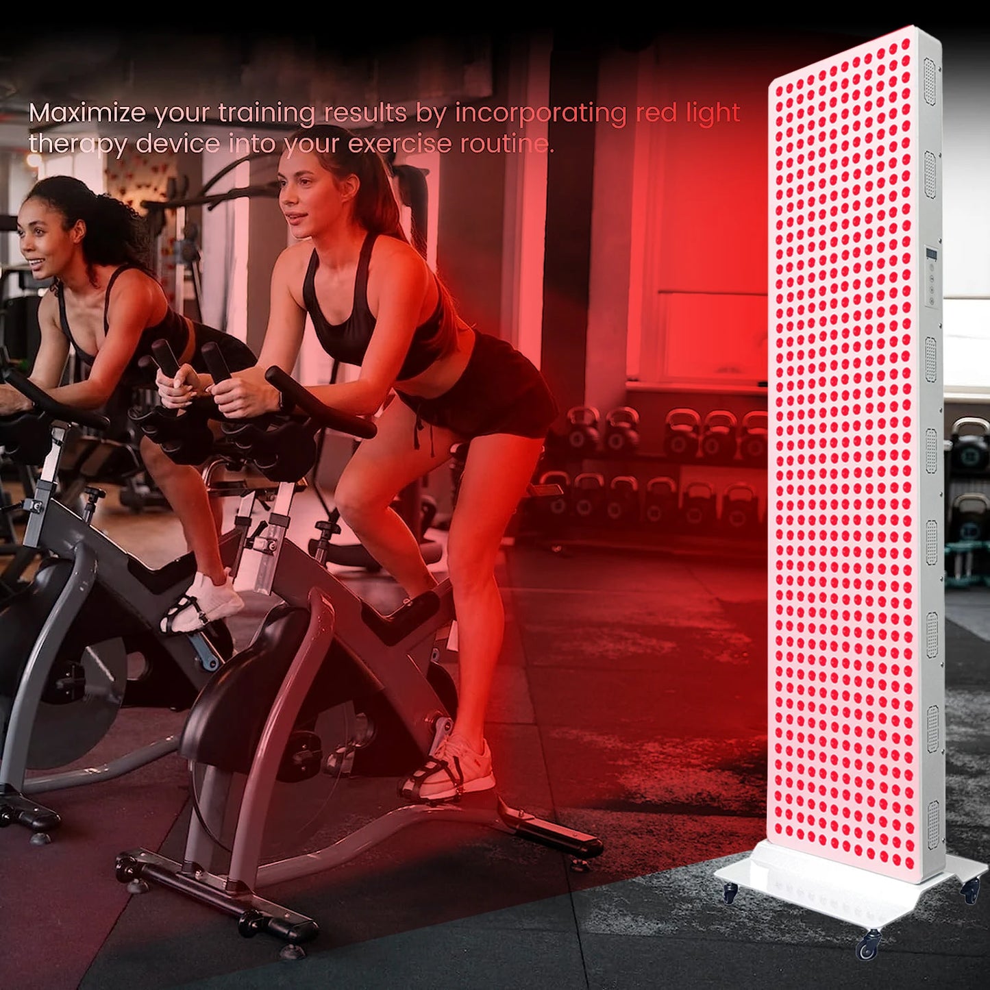 3000W No Flicker Low EMF Dual-Chip RedLight Therapy Device Full Body 660nm 850nm Near Infrared LED Therapy Panel Lamp