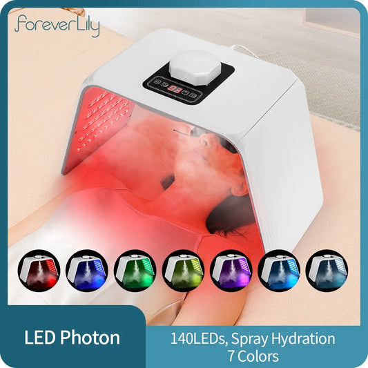 7 Colors LED Photon Machine Skin Moisturizing Nano Spray LED Face&Body SPA Skin Care Beauty Mask