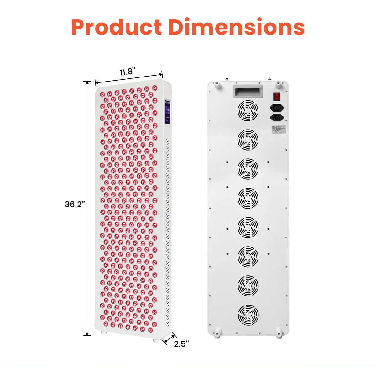 RL300MAXPT 480nm 1060nm  Red Near far Infrared Light Therapy Red led Light device panel pdt light therapy 1500W