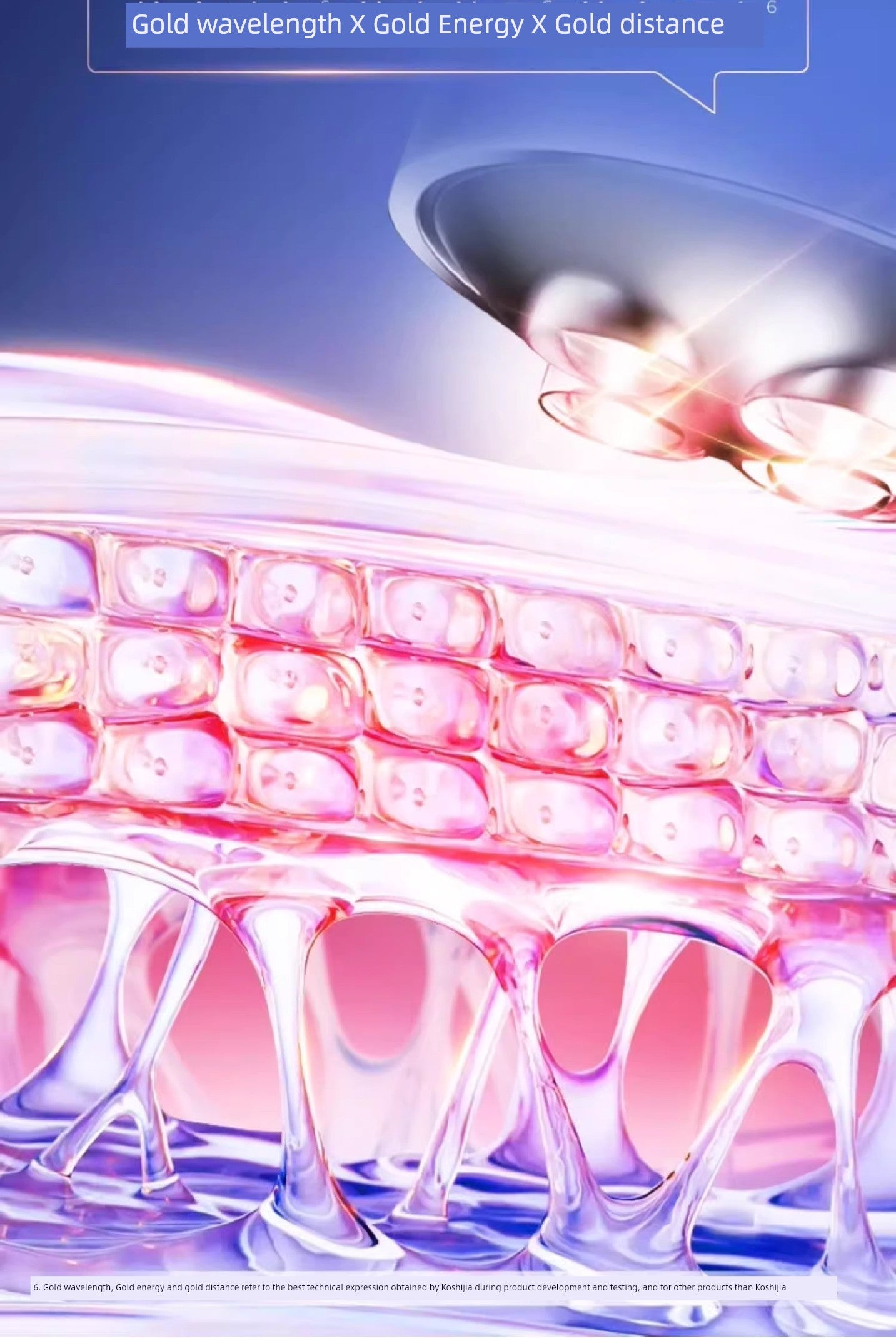 Koshijia Skin Rejuvenation Red Light Beauty Instrument Mask