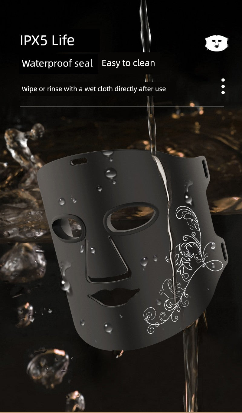 Led Red Blue Light Infrared For Home Mask Spectrometer Photon Skin Rejuvenation Color Light Silicone Lamp Mask Beauty