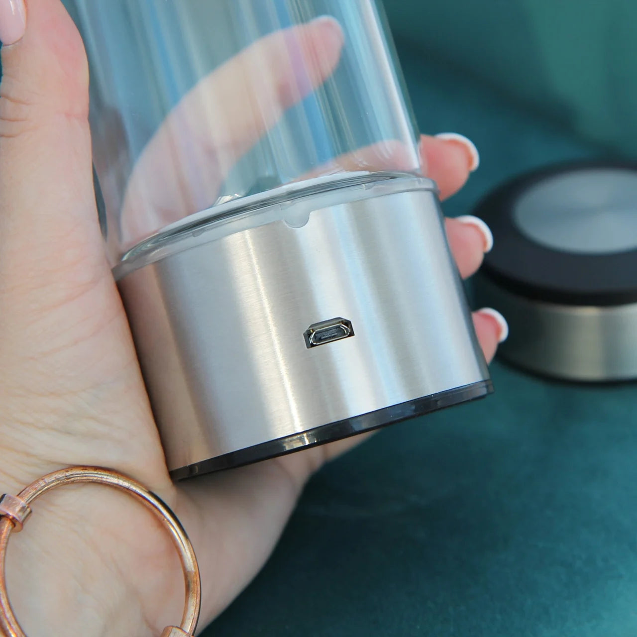 Hydrogen Generator Cup Water Filter 430ML Alkaline Maker Hydrogen-Rich Water Portable Bottle Lonizer Pure H2 Electrolysis