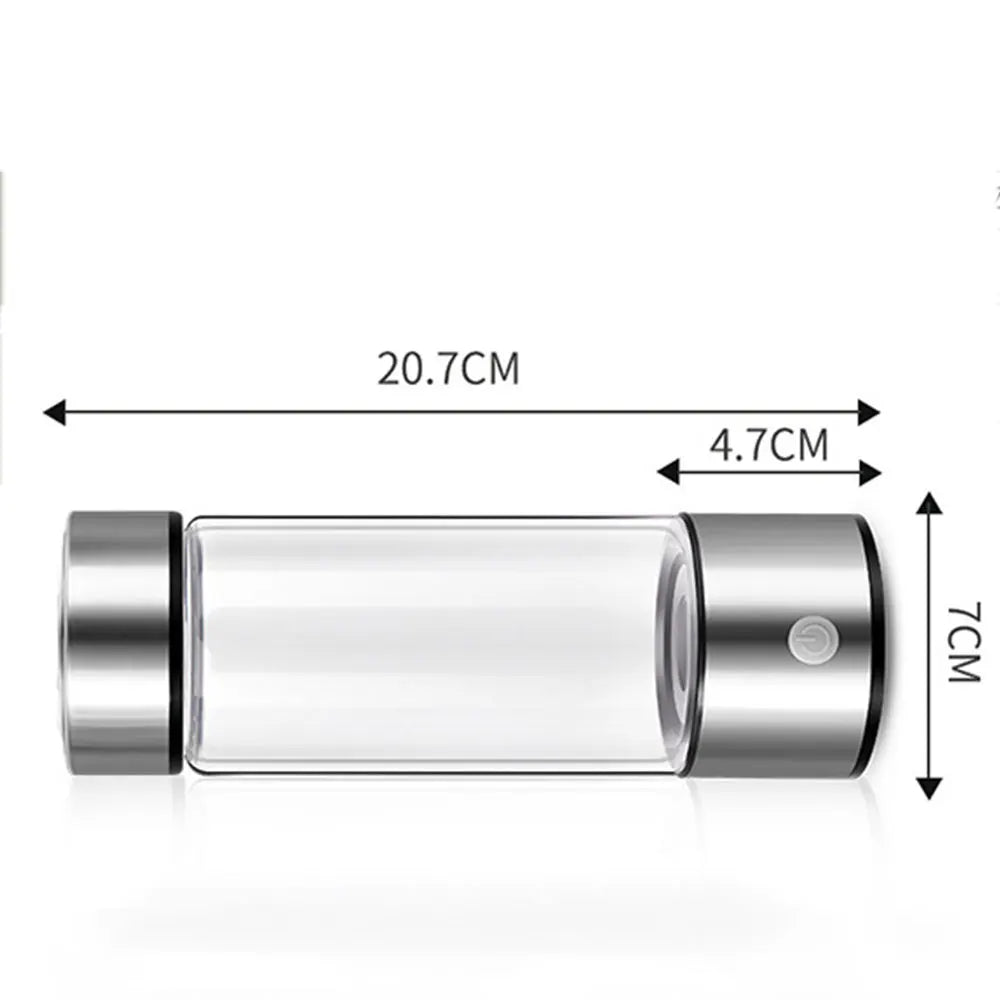 Titanium Portable Hydrogen-Rich Water Cup Water Ionizer Maker/Generator Super Antioxidants ORP Hydrogen Alkaline Water Bottle