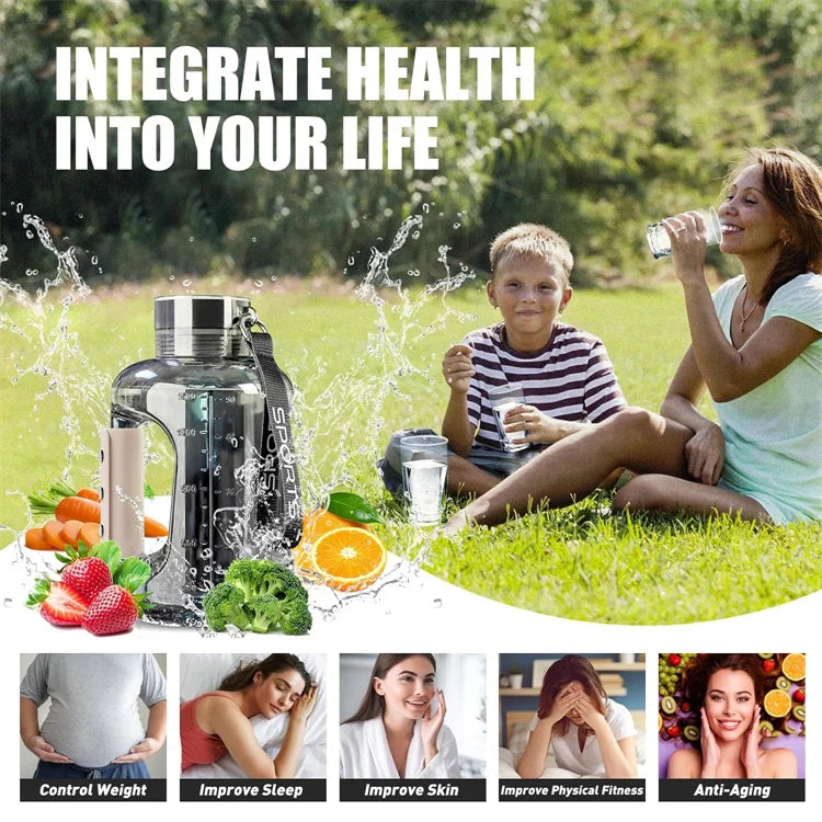 1.5L Hydrogen Water Bottle Hydrogen Rich Drinkware Rich Molecular Hydrogen Water Generator Travel Fitness Sports Water Bottles
