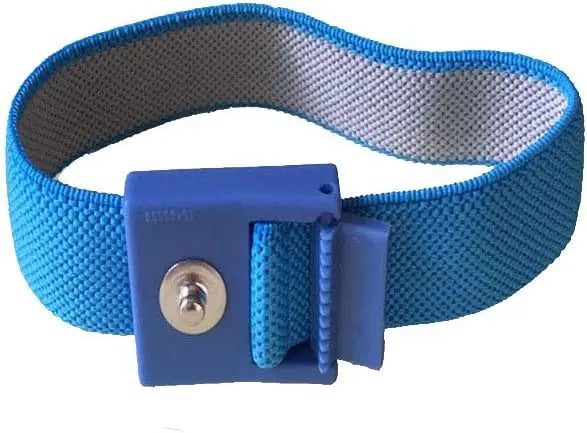 Grounding Blue Wrist Band (2 Sets) For Healthy Earthing Energy With 2 Straight Cords (16‘ Full Length) Grounding Without Mats