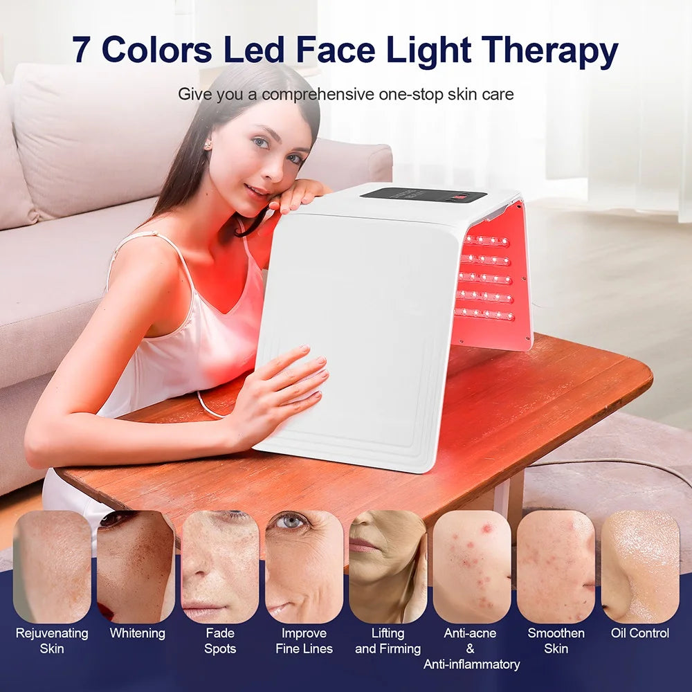 7 Colors LED Photon Machine Skin Moisturizing Nano Spray LED Face&Body SPA Skin Care Beauty Mask